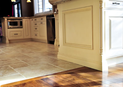 Hardwood  And Tile Floor